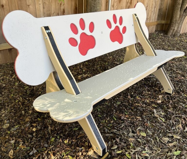 Commercial K9 Seating – Park Bench: Heavy-Duty Facility Site Furnishings