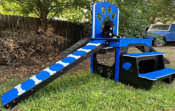 Commercial Platform – Double Ramp: Dual-Incline K9 Elevation & Lookout Systems