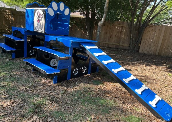Commercial Activity Systems – Tall w/ Tunnel: Multi-Level K9 Enrichment Platforms