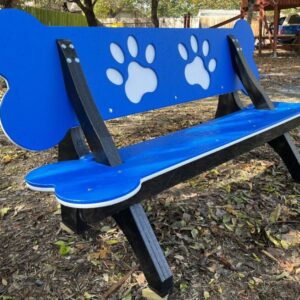 Commercial K9 Seating – Park Bench: Heavy-Duty Facility Site Furnishings