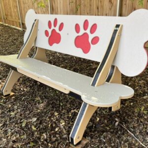 Commercial K9 Seating – Park Bench: Heavy-Duty Facility Site Furnishings