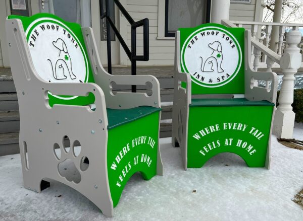 Pro-Series Seating – Chair w/ Logo: Custom Branded Facility Furniture
