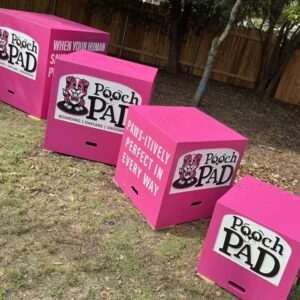 Pro-Series Nesting – Four Box Set w/ Logo: Custom Agility & Training Blocks